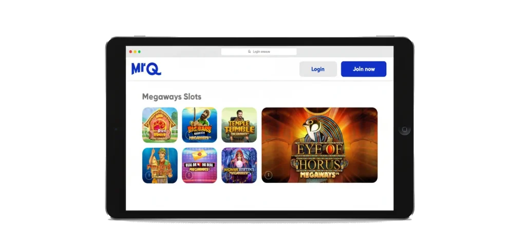 MrQ App on iPad