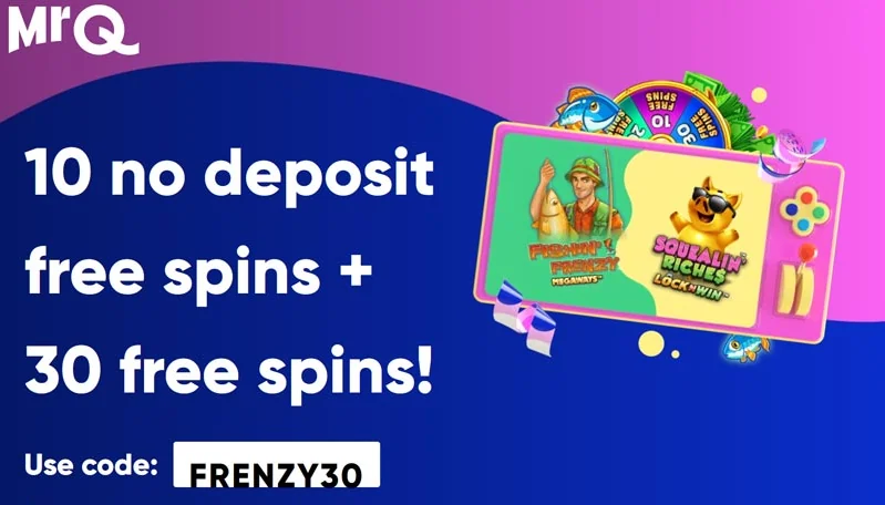 MrQ Casino Promo Code Frenzy30